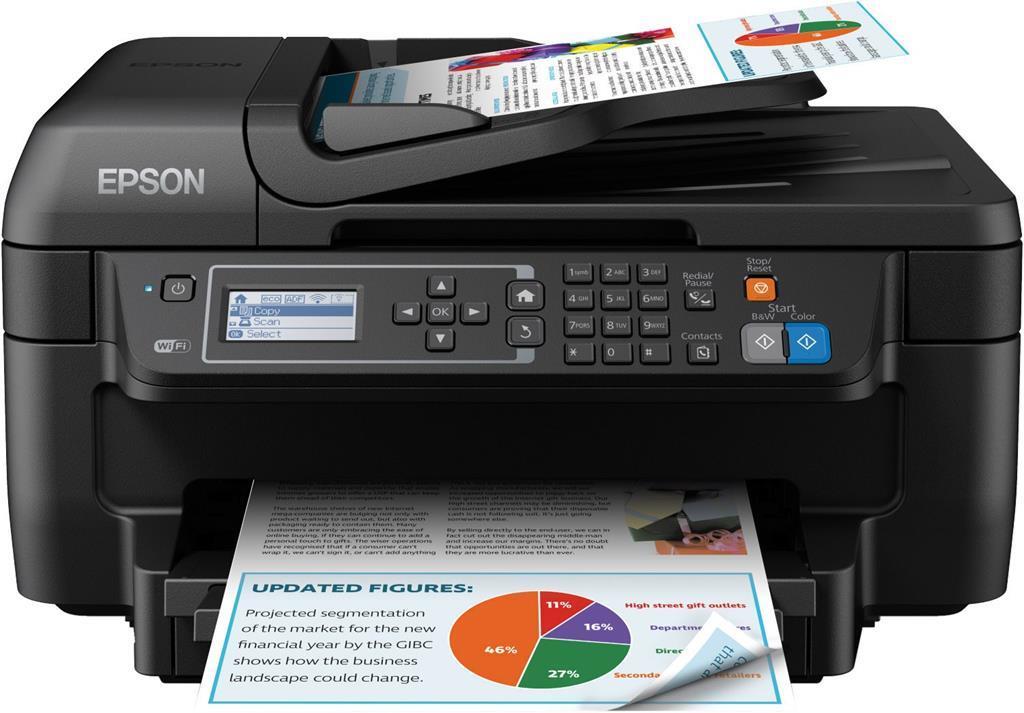 EPSON Stampante multifunzione Epson WF-2750DWF InkJet a colori Wi-Fi nero